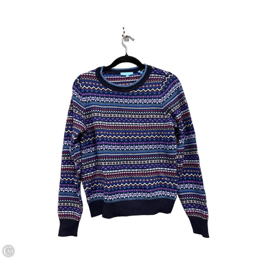 Sweater By Draper James In Blue & Pink, Size: M