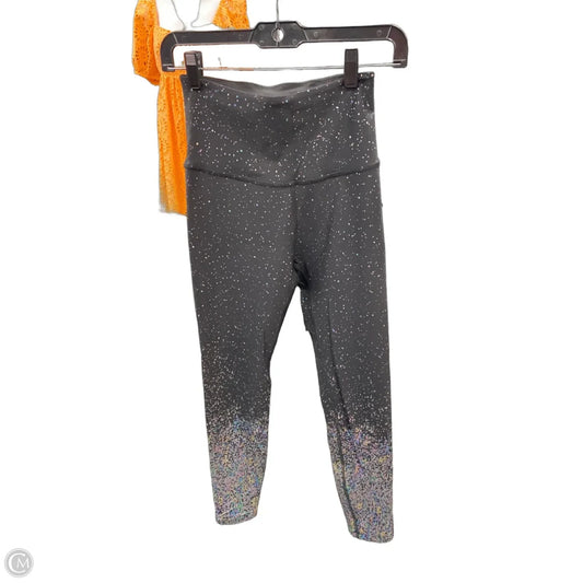 Athletic Leggings By Beyond Yoga In Black & Purple, Size: M