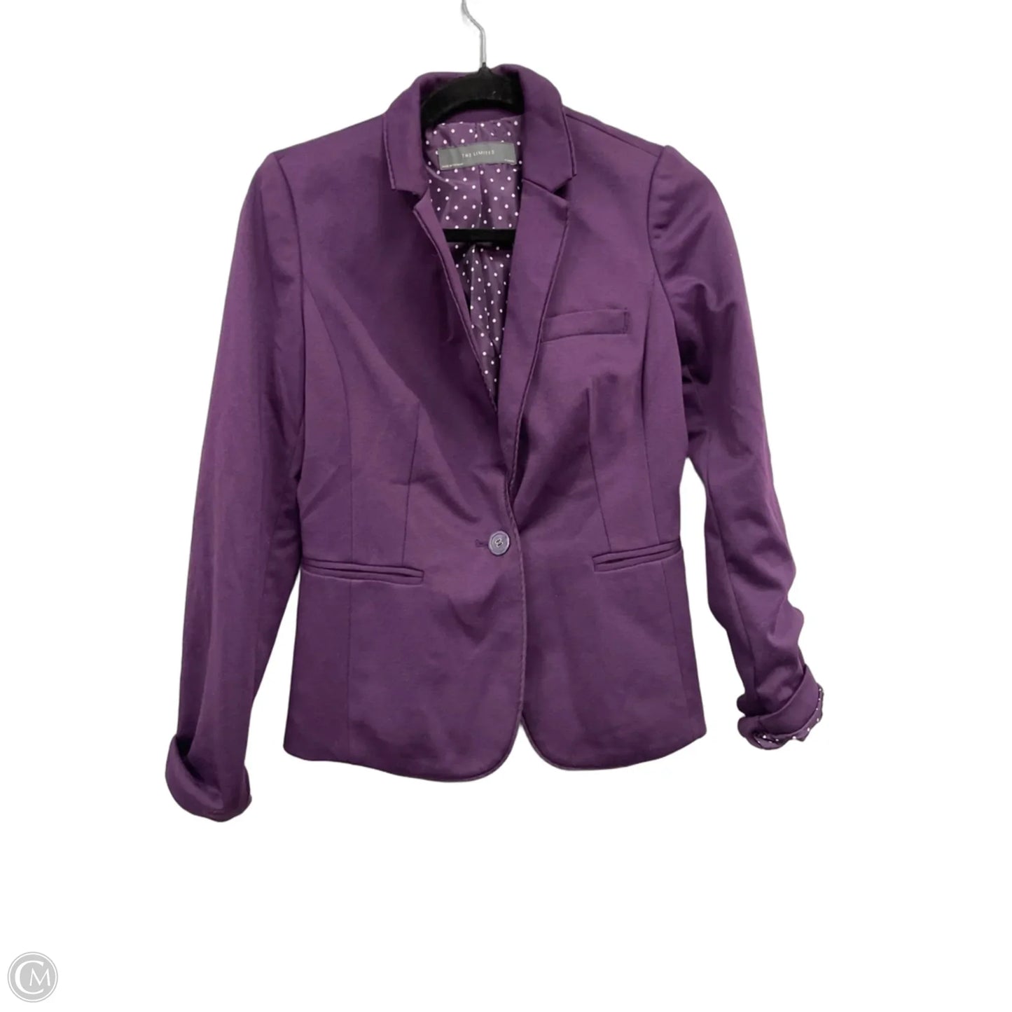 Blazer By Limited In Purple, Size: Xs