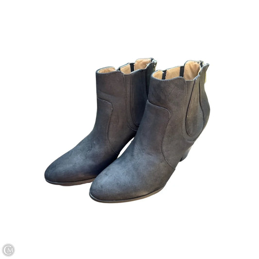 Boots Ankle Heels By Adrienne Vittadini In Black, Size: 9