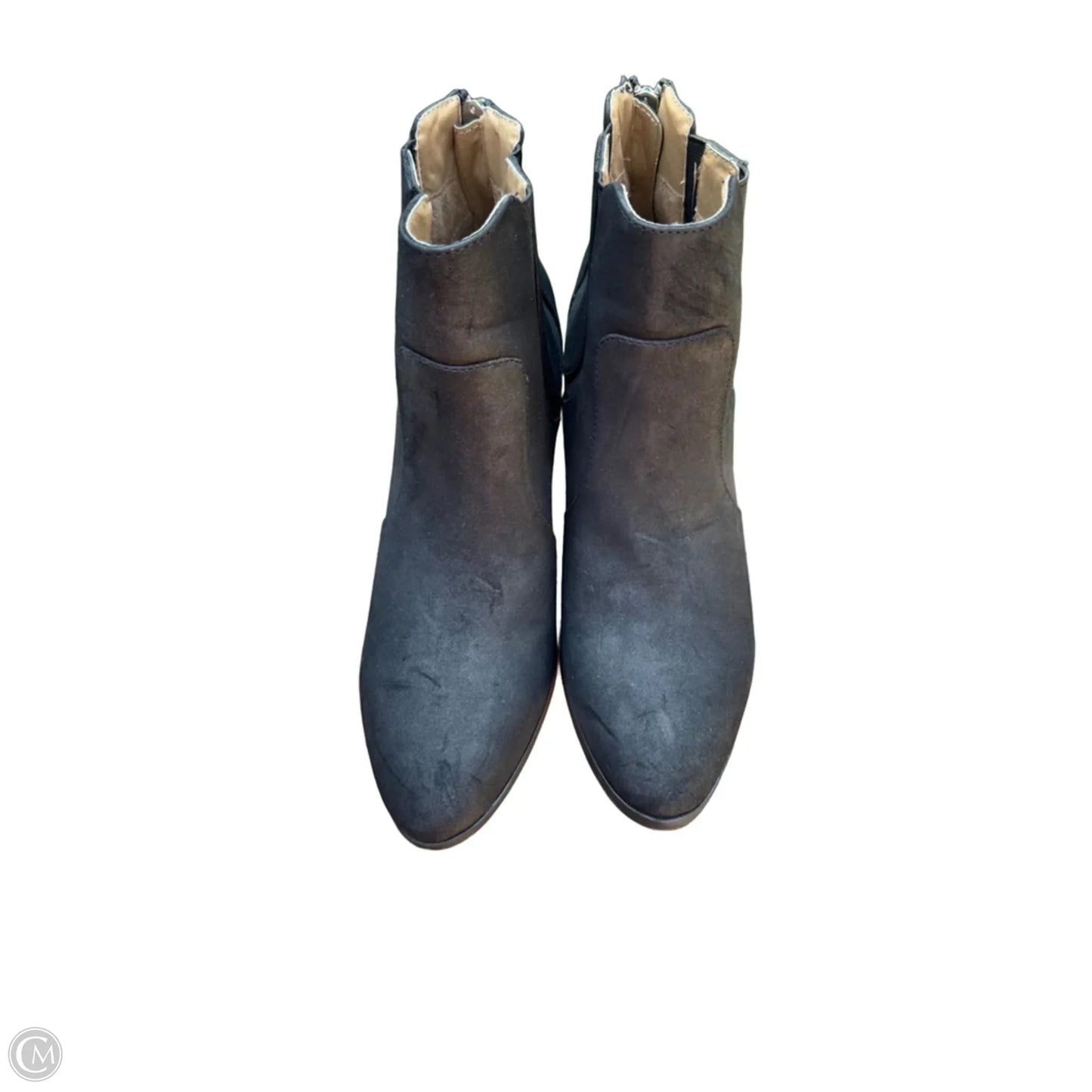 Boots Ankle Heels By Adrienne Vittadini In Black, Size: 9