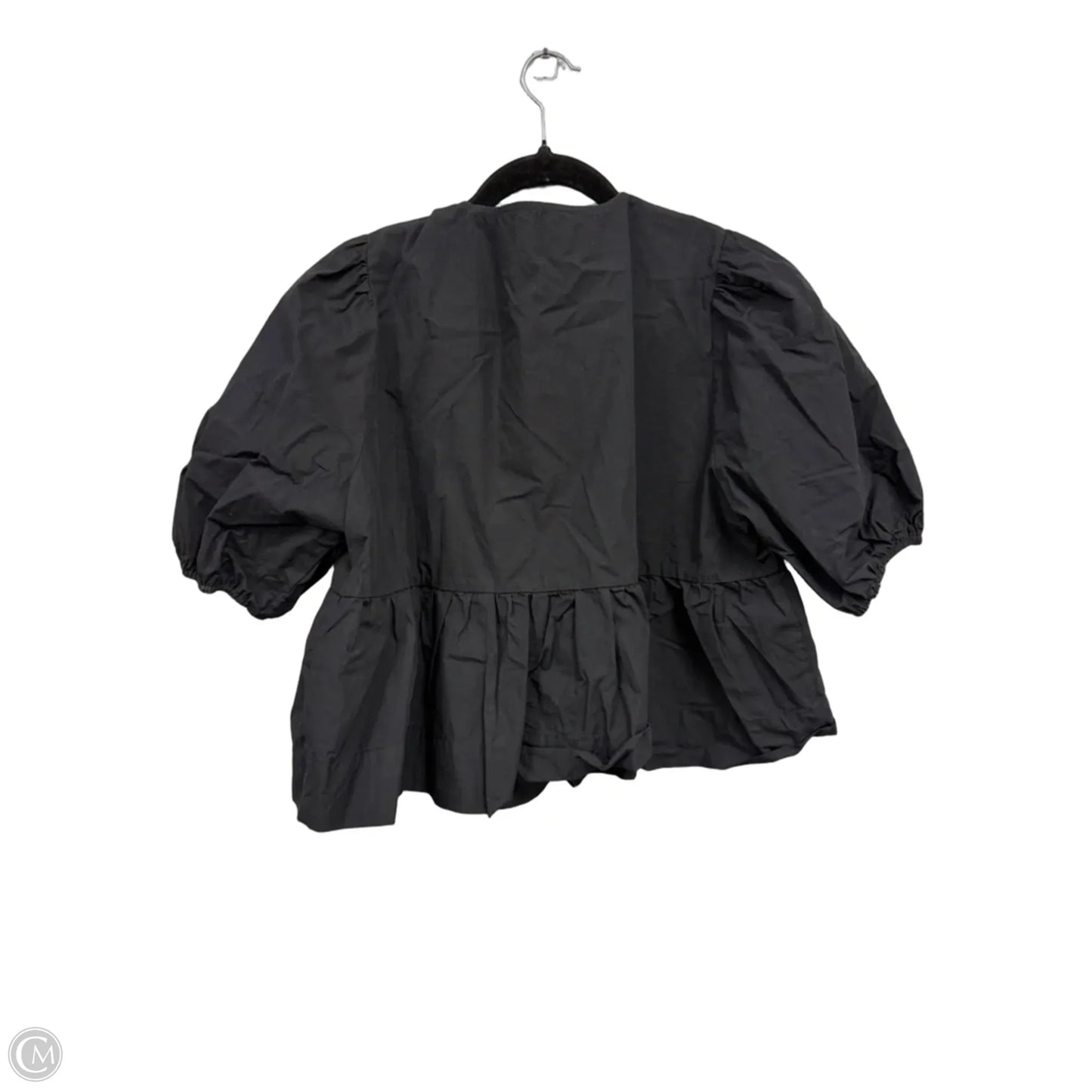 Top Short Sleeve By Clothes Mentor In Black, Size: L