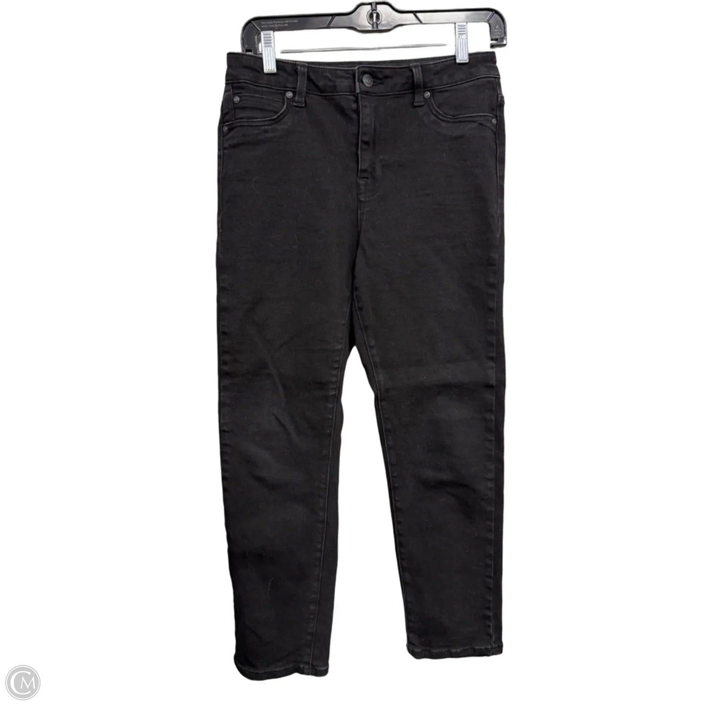 Jeans Straight By Clothes Mentor In Black Denim, Size: 6