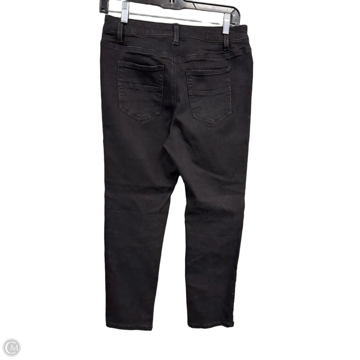 Jeans Straight By Clothes Mentor In Black Denim, Size: 6