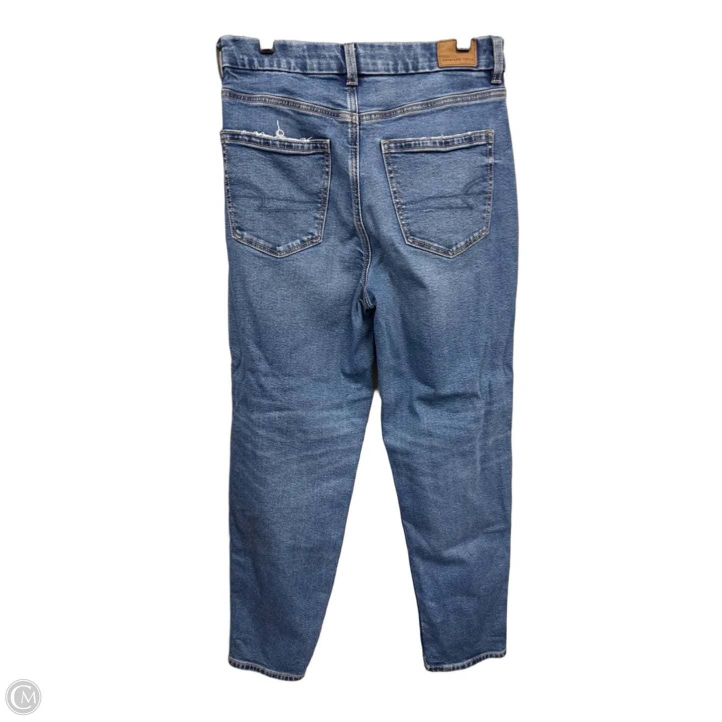 Jeans Boyfriend By American Eagle In Blue Denim, Size: 8