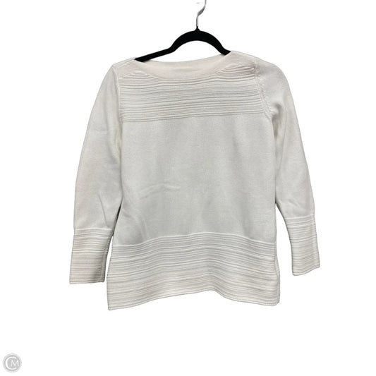 Sweater By Karen Scott In White, Size: S