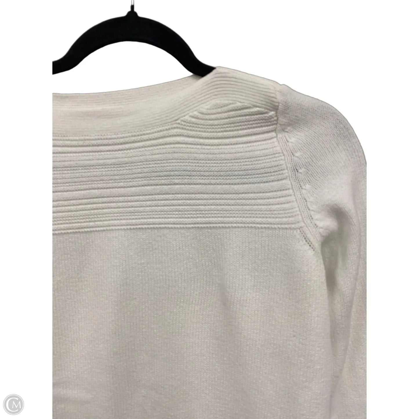 Sweater By Karen Scott In White, Size: S