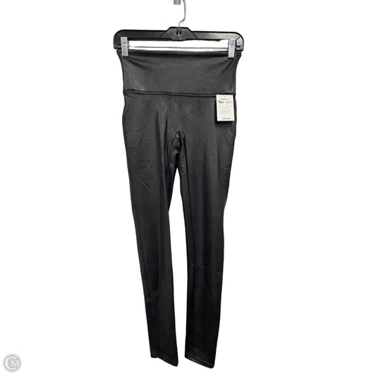 Athletic Leggings By Spanx In Black, Size: M
