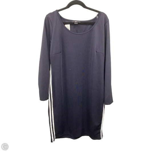 Dress Casual Midi By Ashley Stewart In Navy, Size: 18