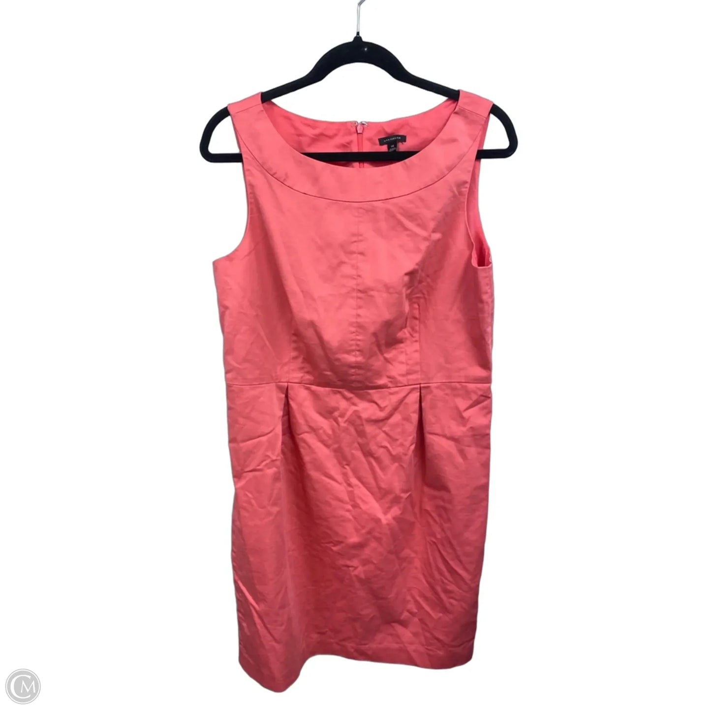 Dress Casual Midi By Ann Taylor In Peach, Size: 14