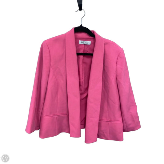 Blazer By Kasper In Pink, Size: Xl