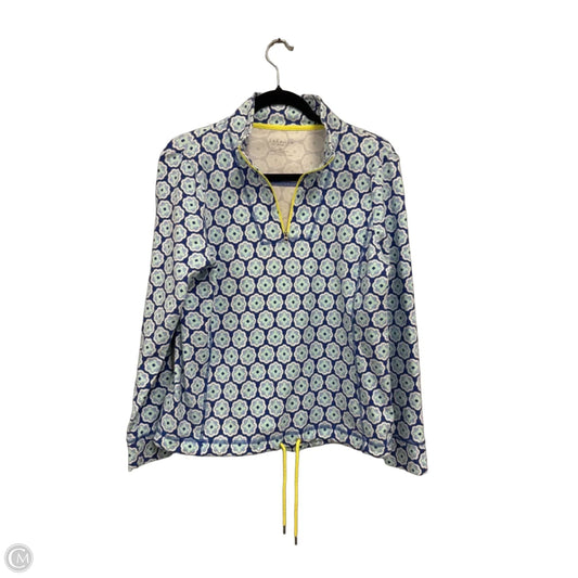 Athletic Jacket By Talbots In Blue & Yellow, Size: Mp
