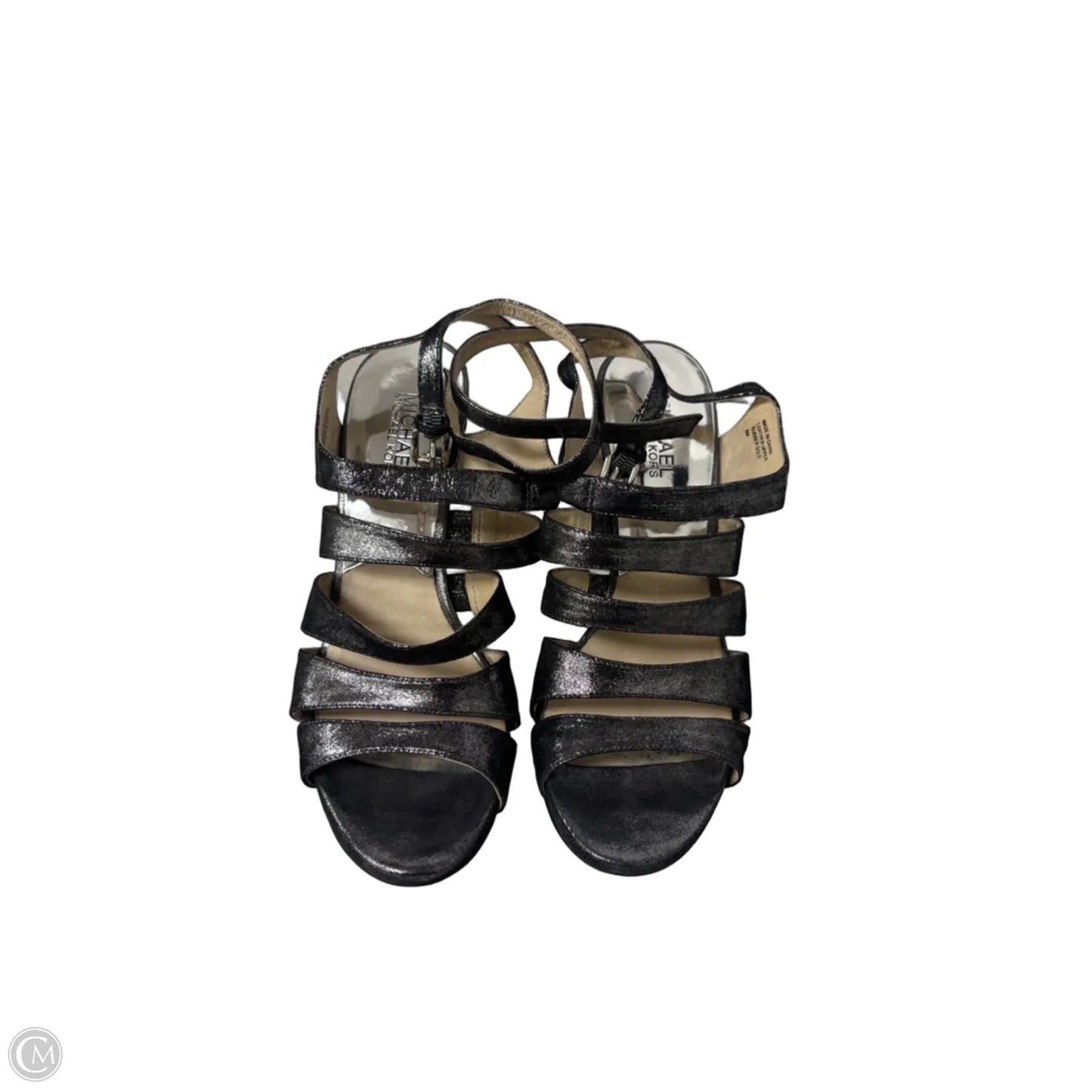 Sandals Heels Stiletto By Michael By Michael Kors In Black, Size: 8