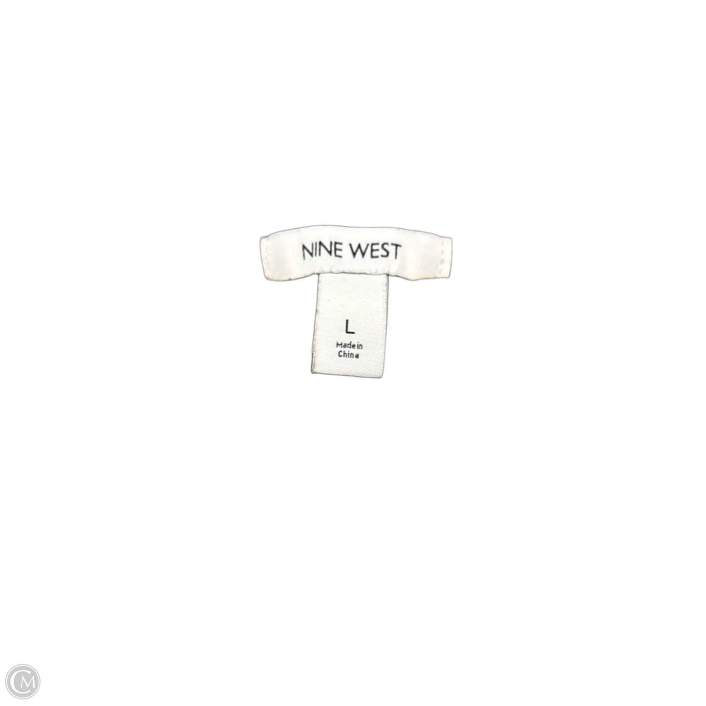 Sweater By Nine West In Brown & Green, Size: L