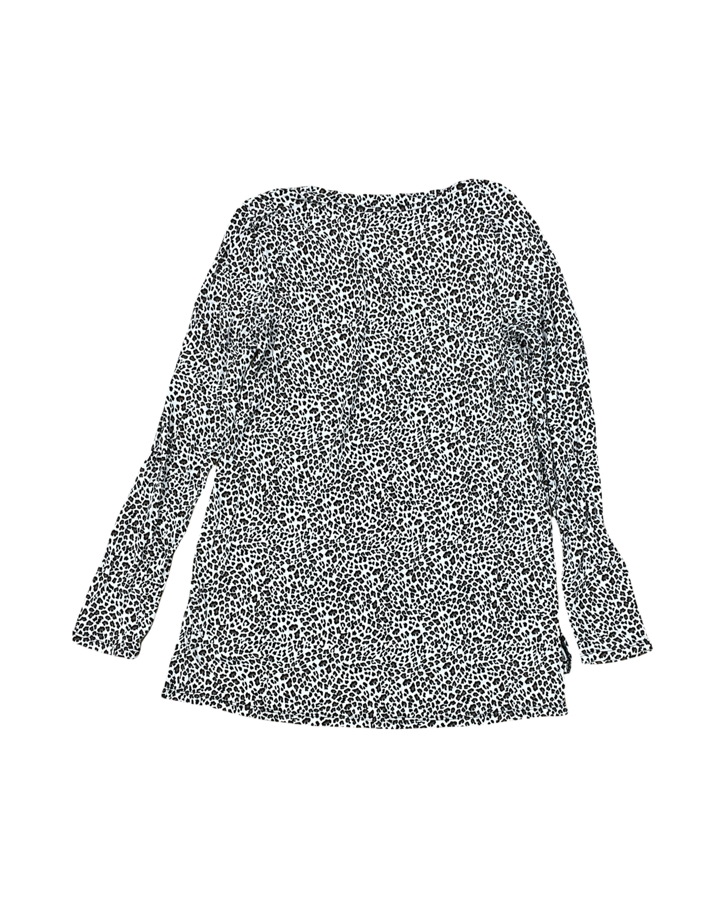 Top Ls By Cuddl Duds In Animal Print, Size:Xs