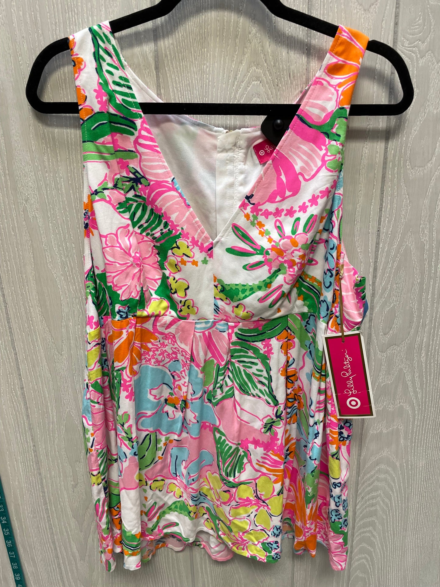 Top Sleeveless Designer By Lilly Pulitzer In Multi-colored, Size: Xl