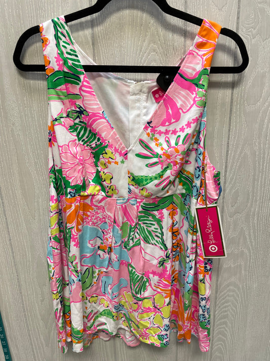 Top Sleeveless Designer By Lilly Pulitzer In Multi-colored, Size: Xl