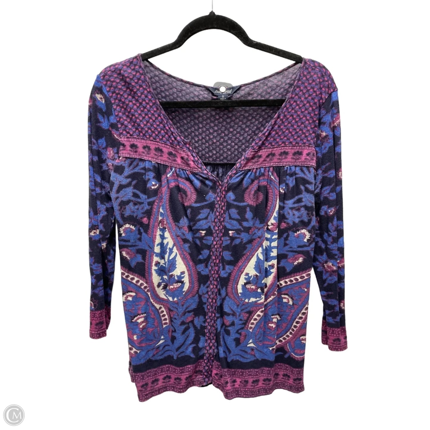 Top Long Sleeve By Lucky Brand In Purple, Size: S