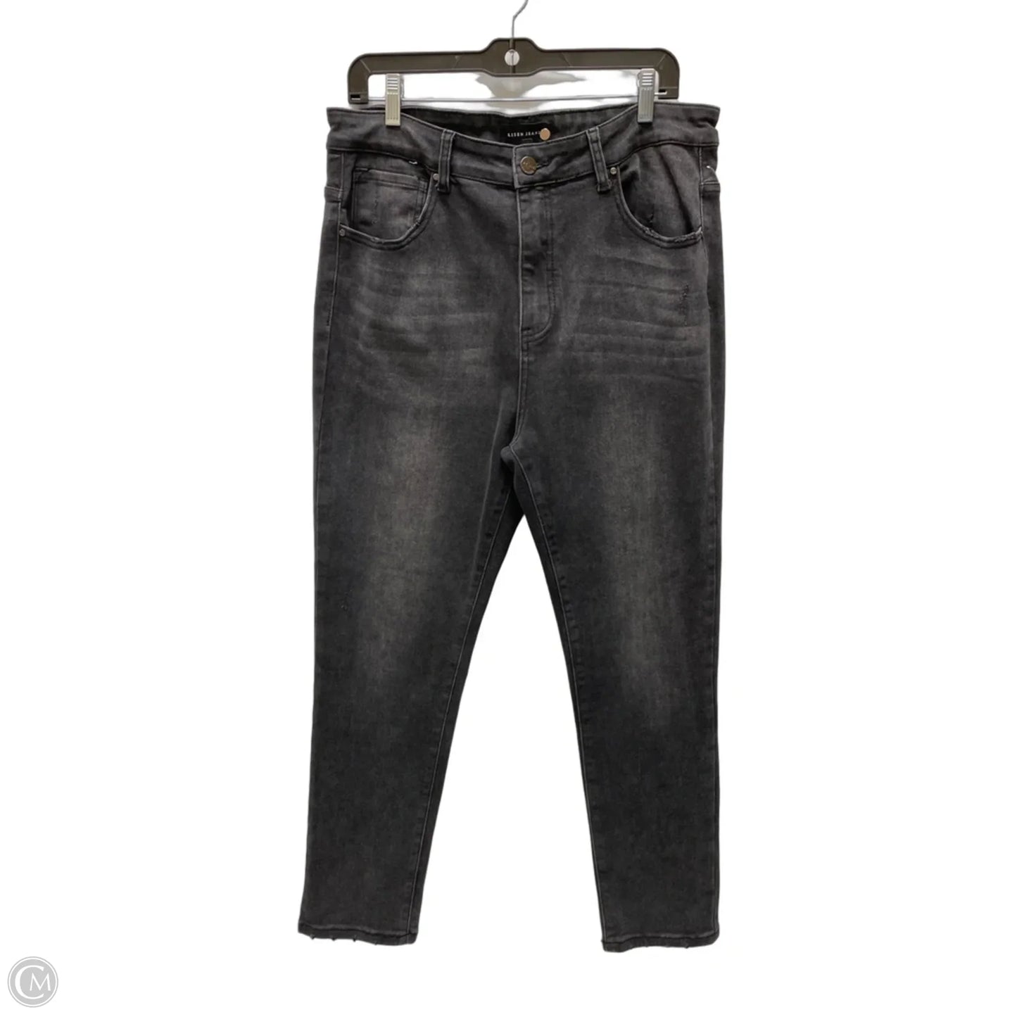 Jeans Straight By Risen In Black, Size: 18