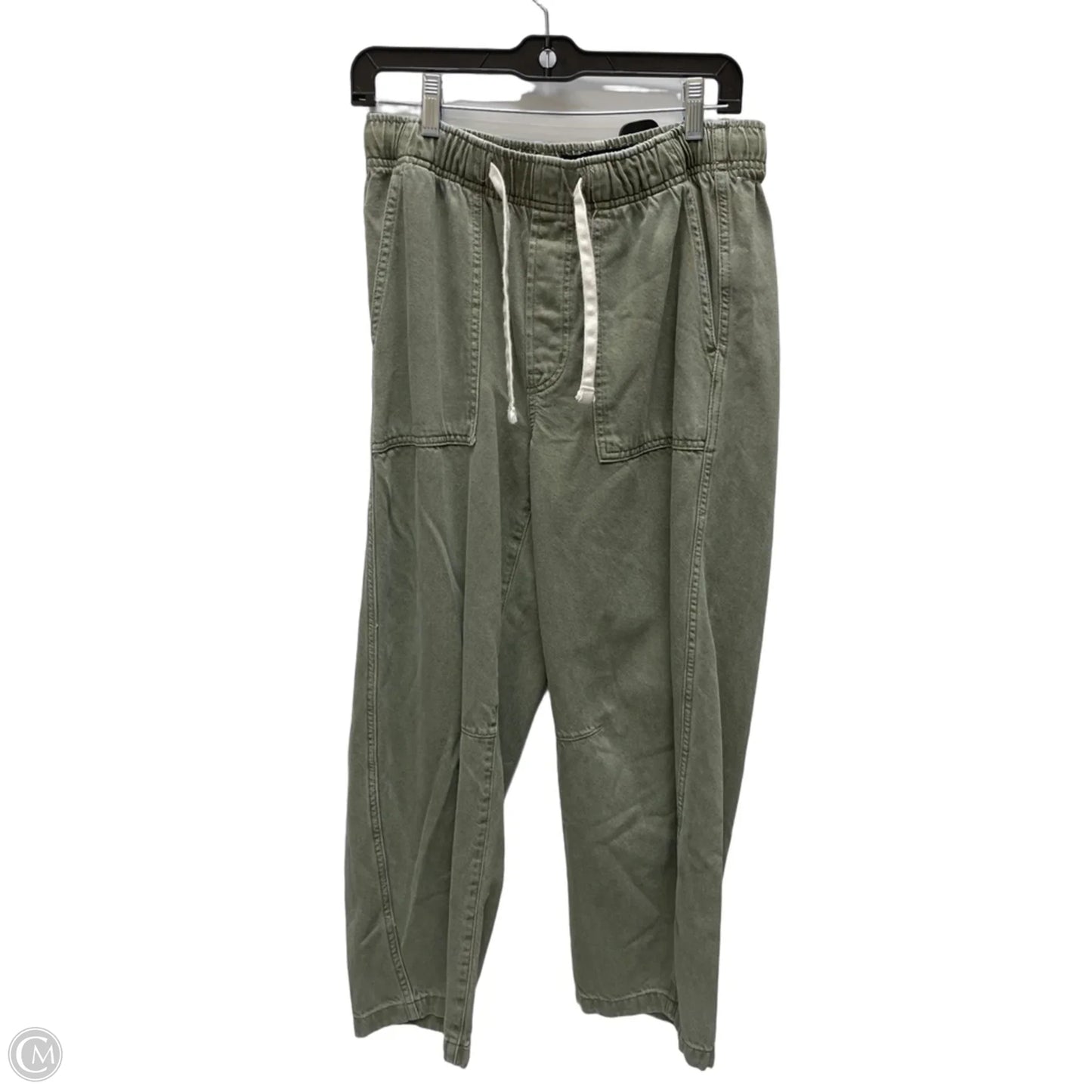 Jeans Straight By Gap In Green Denim, Size: 6