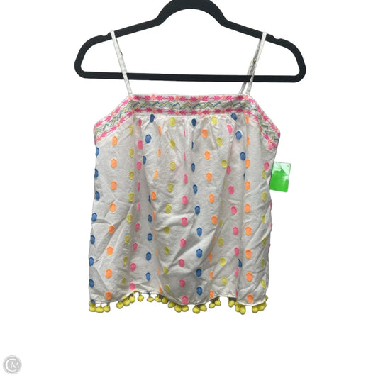 Top Sleeveless Designer By Lilly Pulitzer In Polkadot Pattern, Size: S