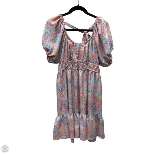 Dress Casual Short By Simply Southern In Floral Print, Size: L