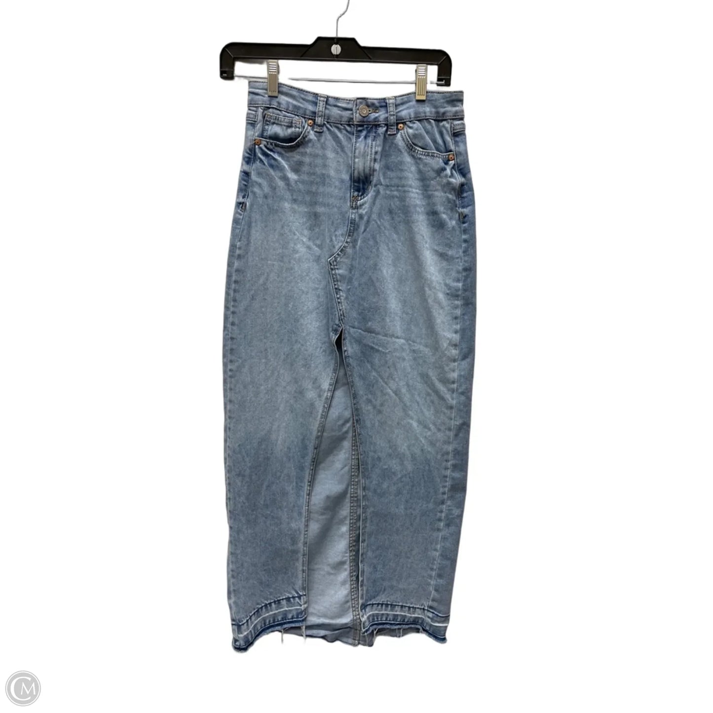 Skirt Maxi By Sincerely Jules In Blue Denim, Size: 2