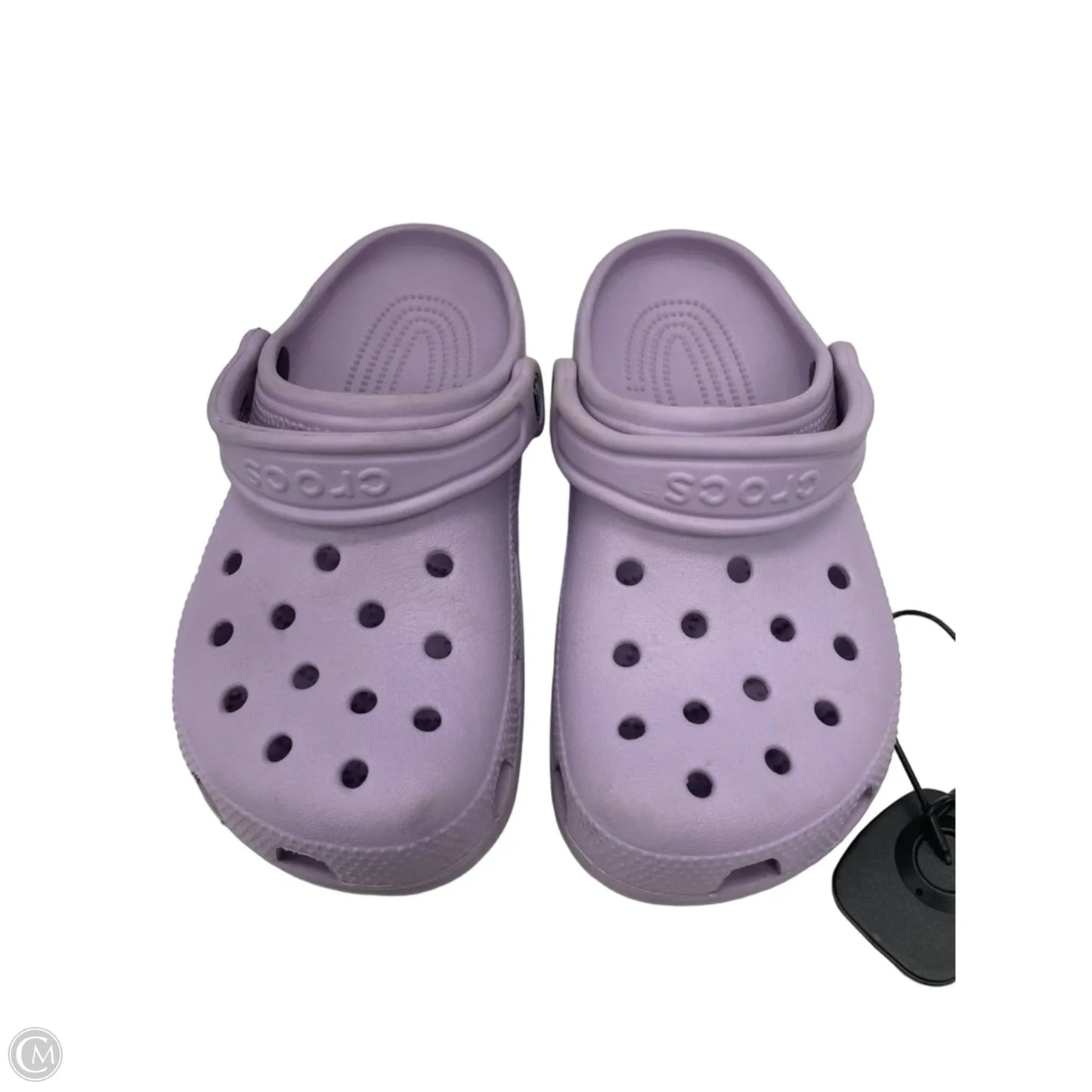 Shoes Flats By Crocs In Purple, Size: 6