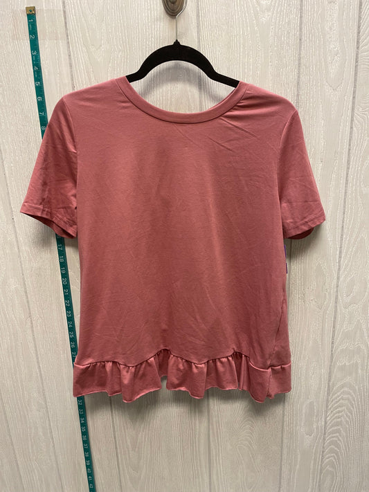 Pink Top Short Sleeve Shein, Size S