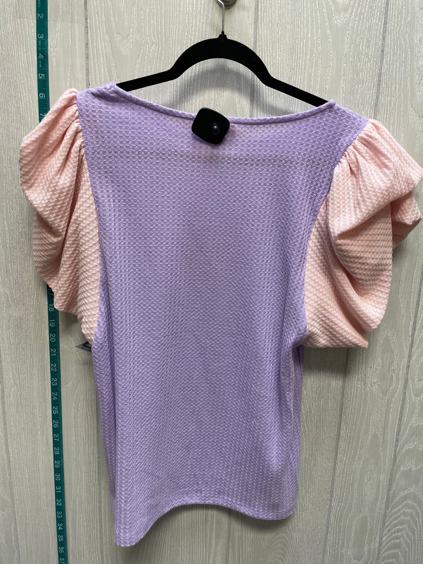 Pink & Purple Top Short Sleeve Bibi, Size M
