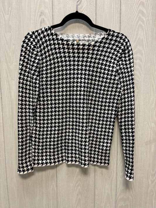 Sweater By J. Crew In Black & White, Size: Xs