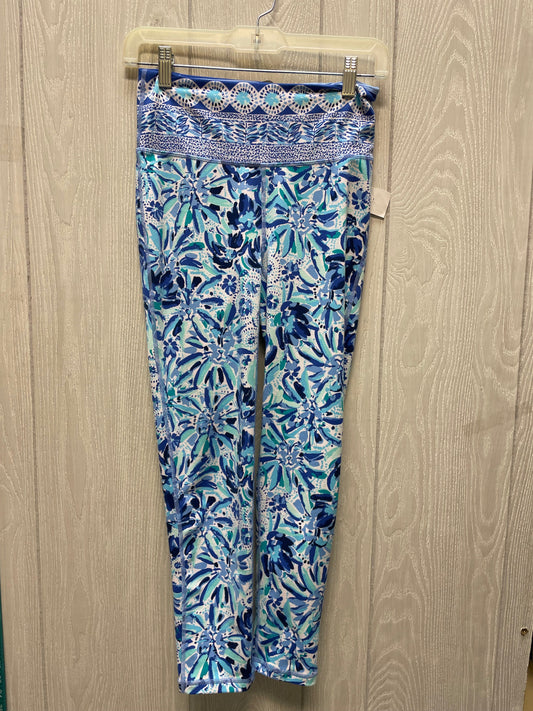 Athletic Leggings By Lilly Pulitzer In Blue & Green, Size: S