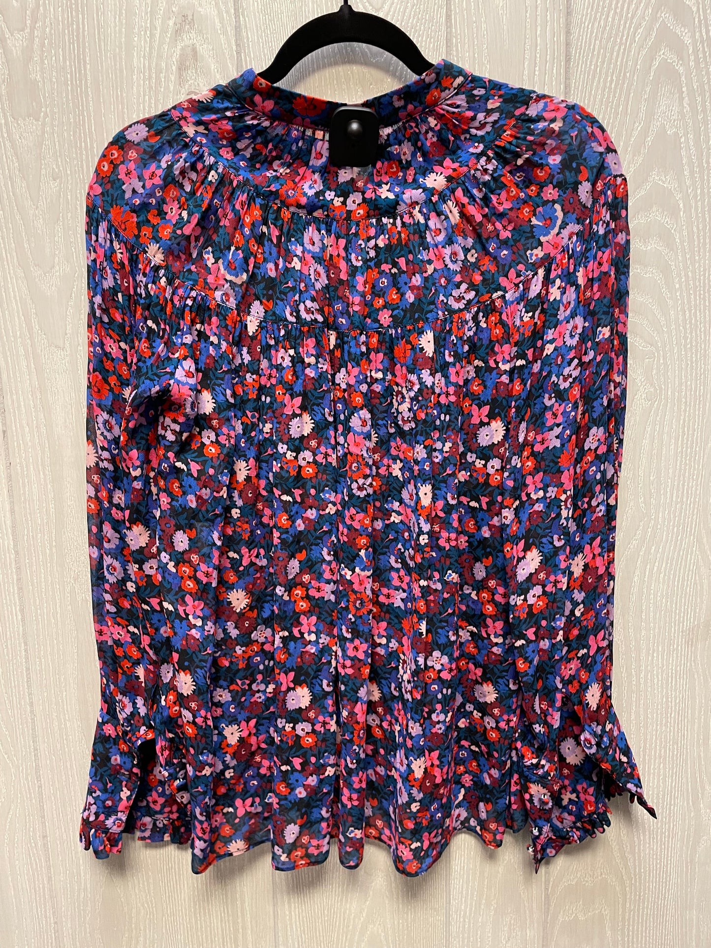 Blouse Designer By Derek Lam In Floral Print, Size: Xs