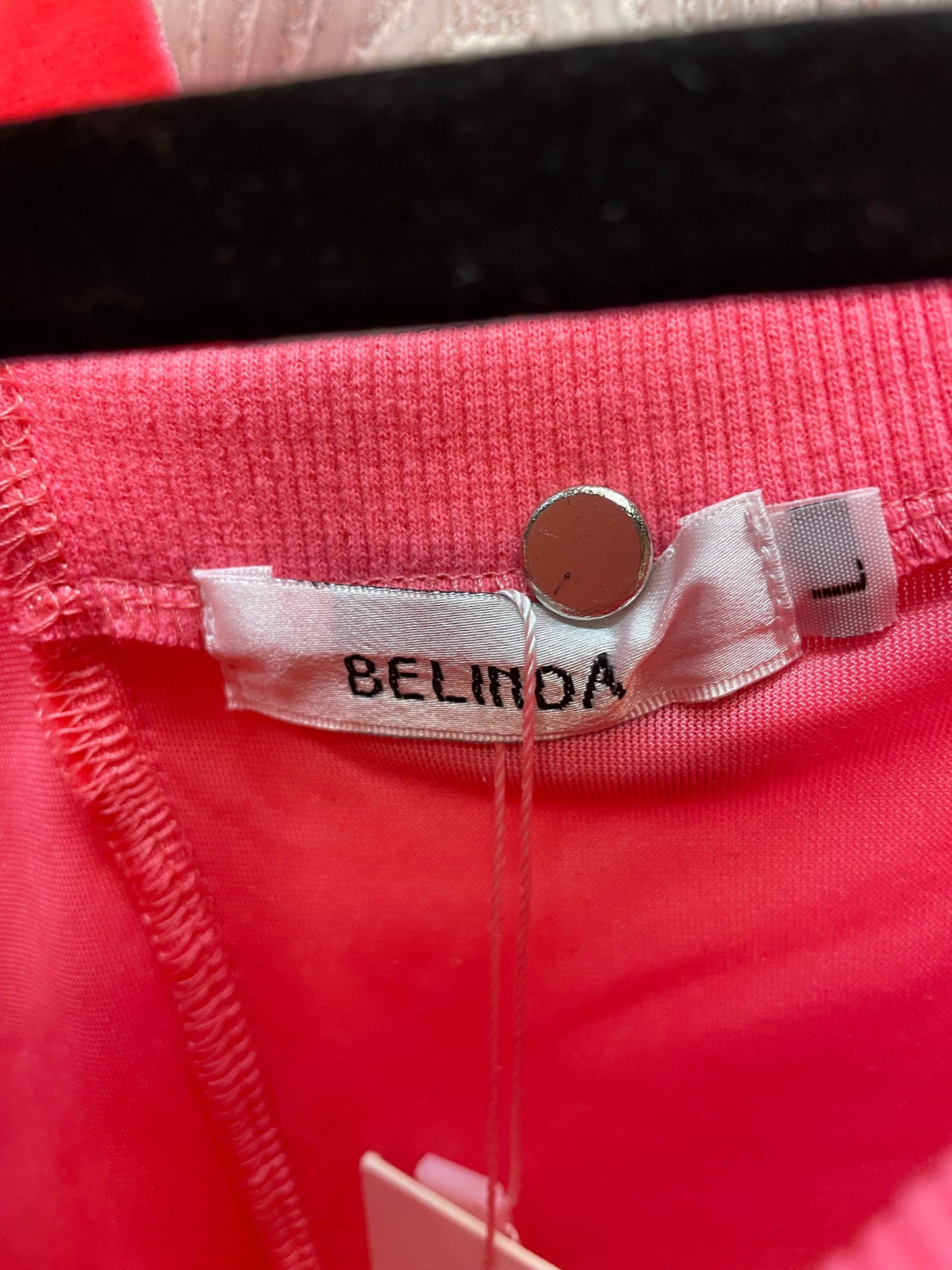 Top Long Sleeve By BELINDA In Pink, Size: L