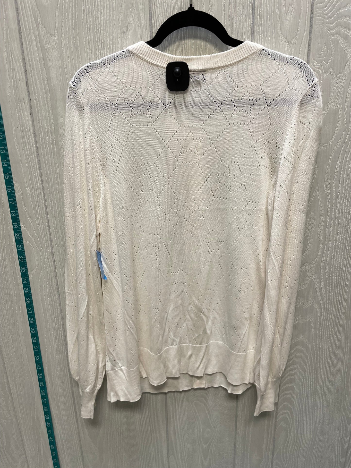 Sweater Cardigan By Torrid In Cream, Size: Xl