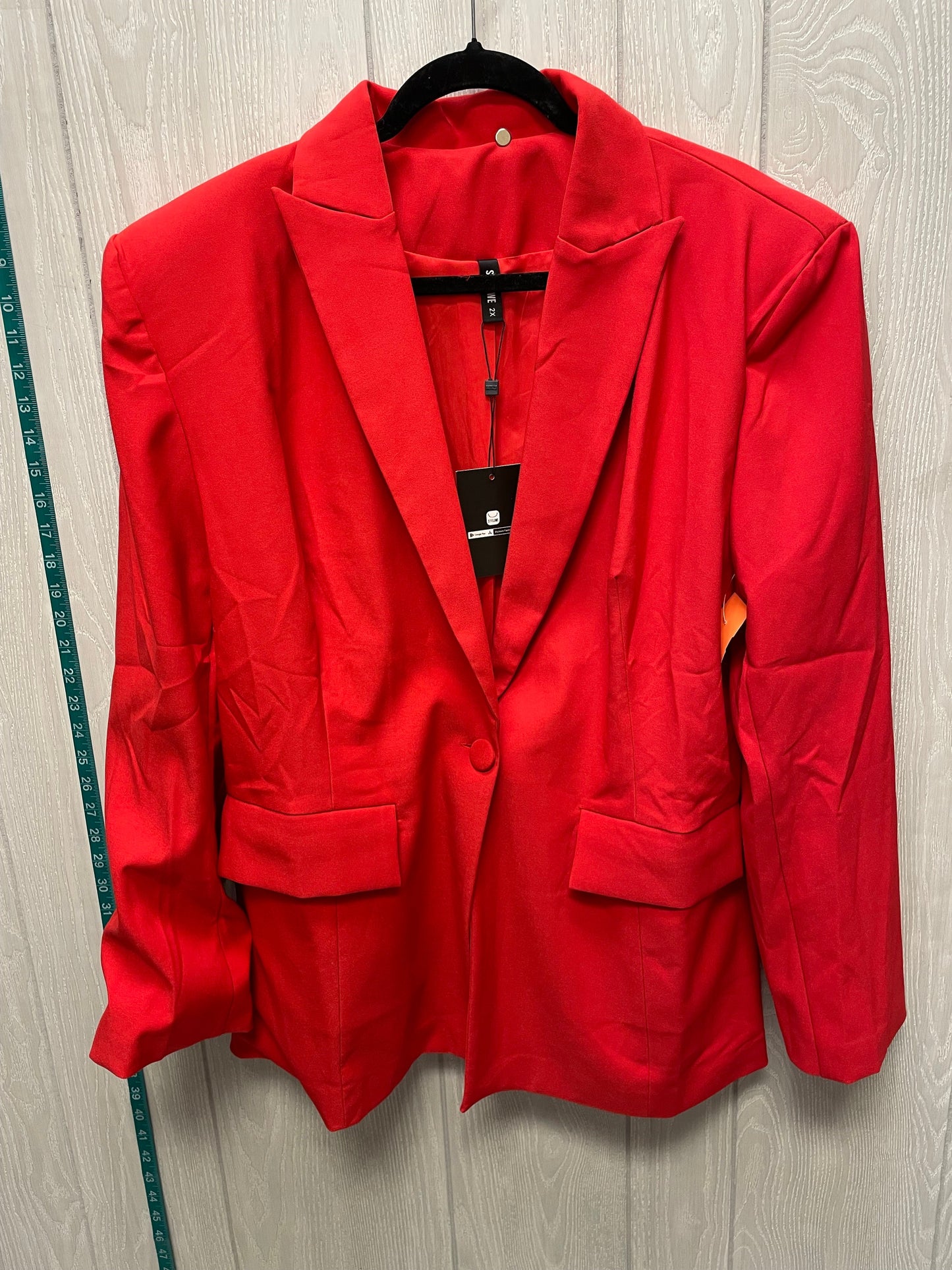 Blazer By STYLEWE In Red, Size: 2x