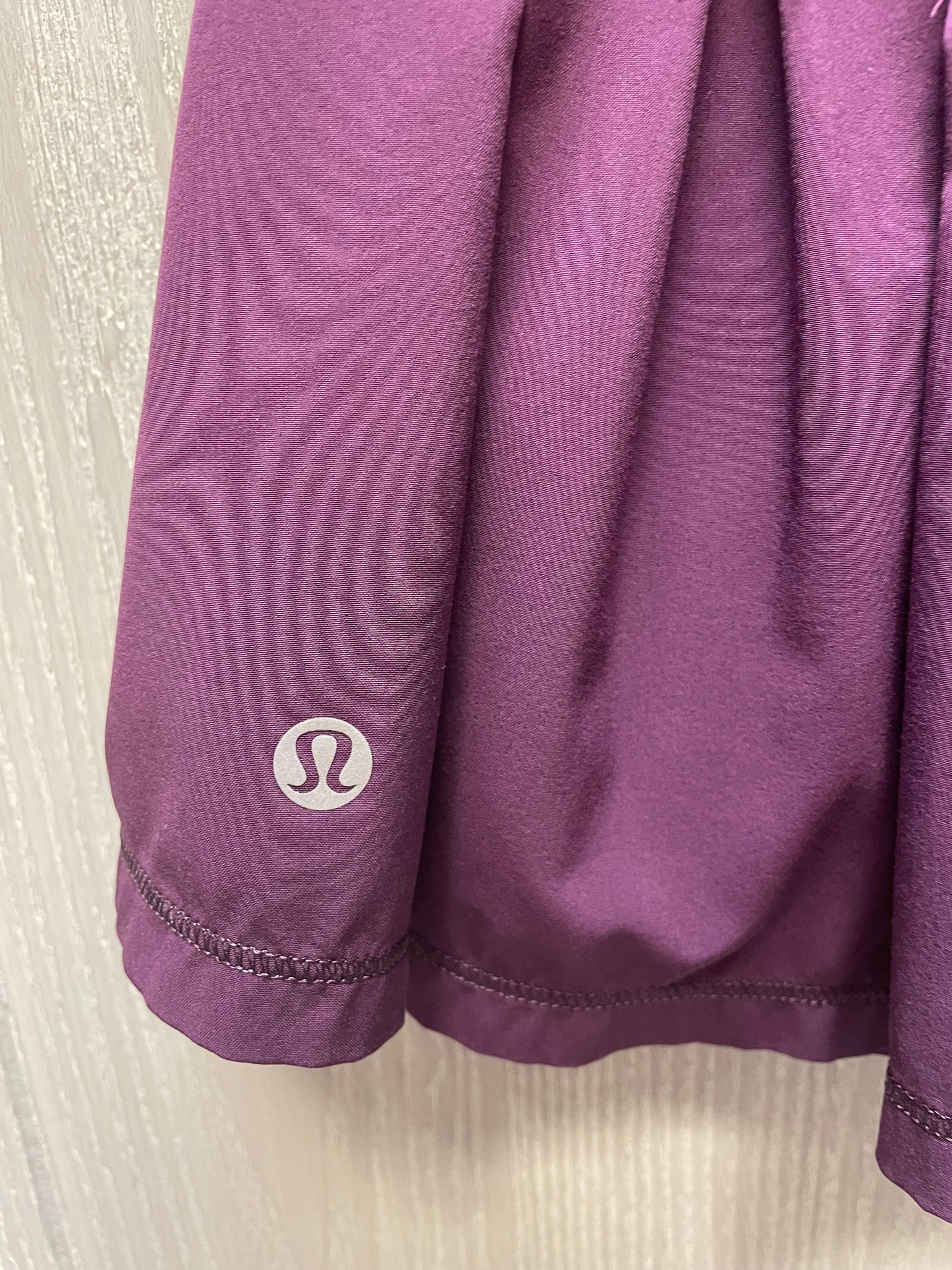 Athletic Skort By Lululemon In Purple, Size: 4