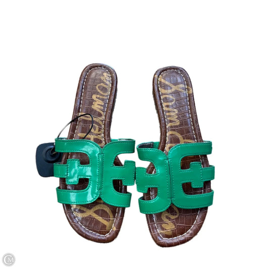 Sandals Flats By Sam Edelman In Green, Size: 7.5