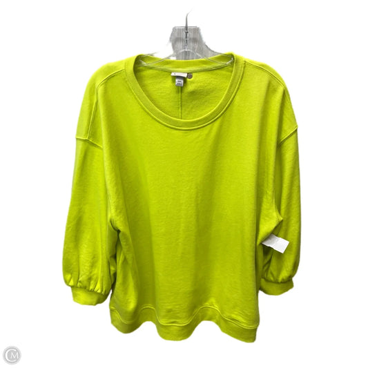 Sweatshirt Crewneck By A New Day In Green, Size: 1x