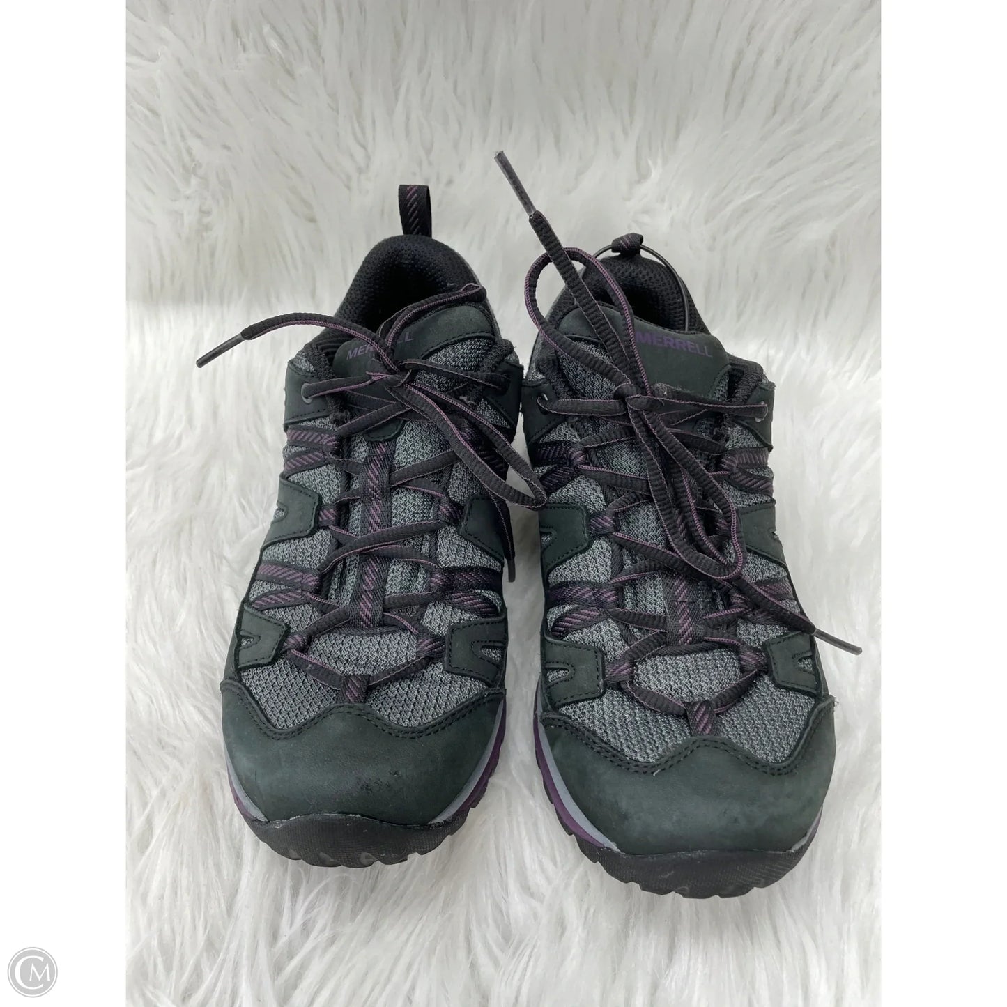 Shoes Sneakers By Merrell In Black & Grey, Size: 7.5