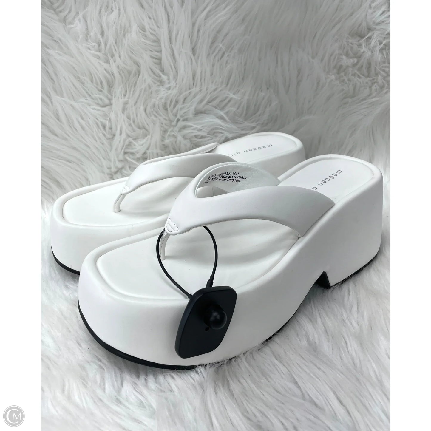 Sandals Heels Platform By Madden Girl In White, Size: 10