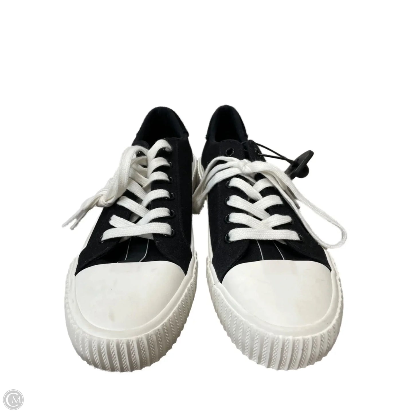 Shoes Heels Platform By Splendid In Black & Cream, Size: 7.5