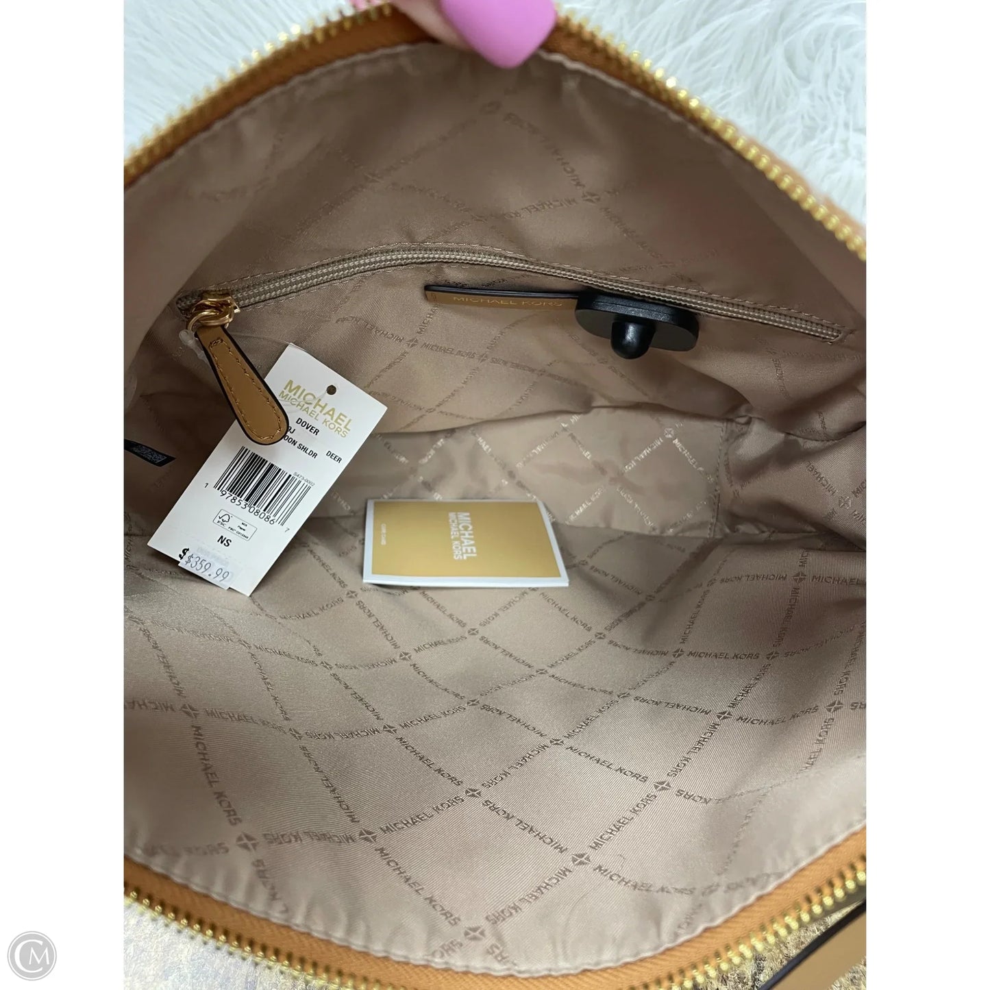 Handbag Designer By Michael Kors, Size: Large