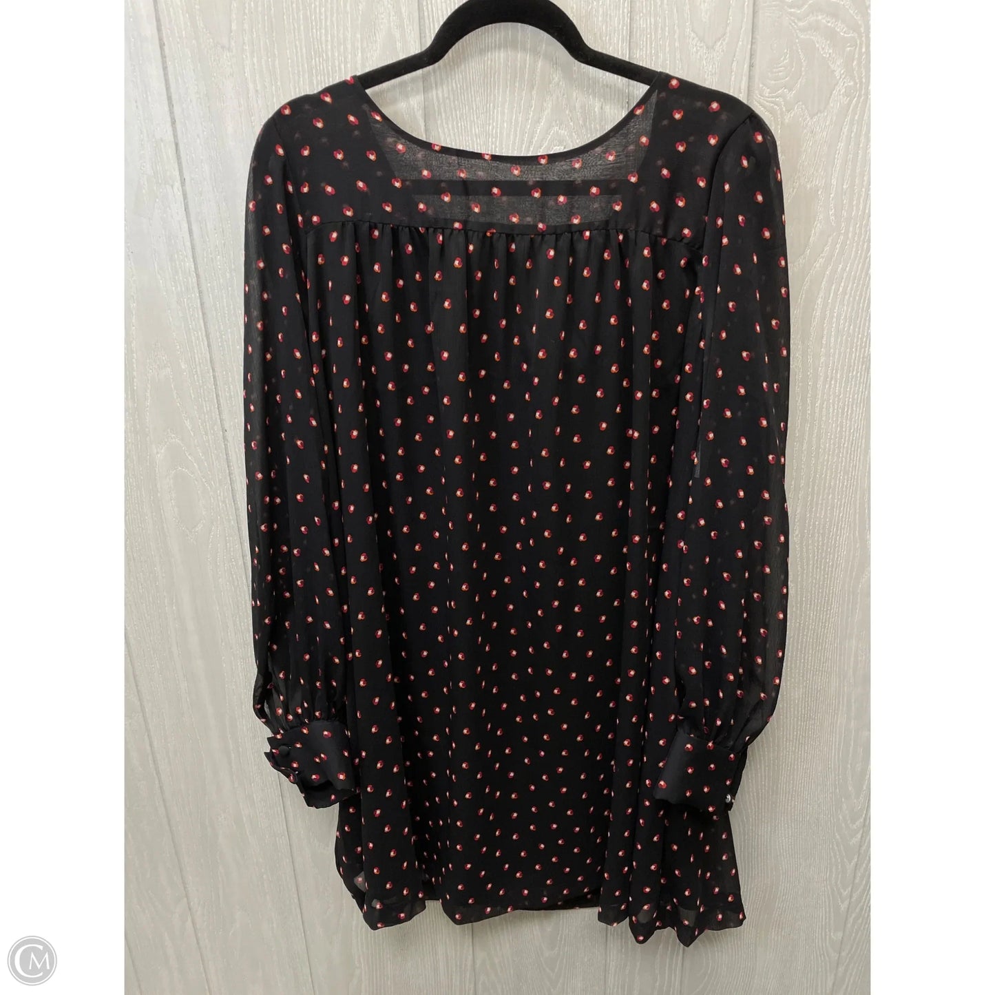 Dress Casual Short By H&m In Black & Red, Size: Xl