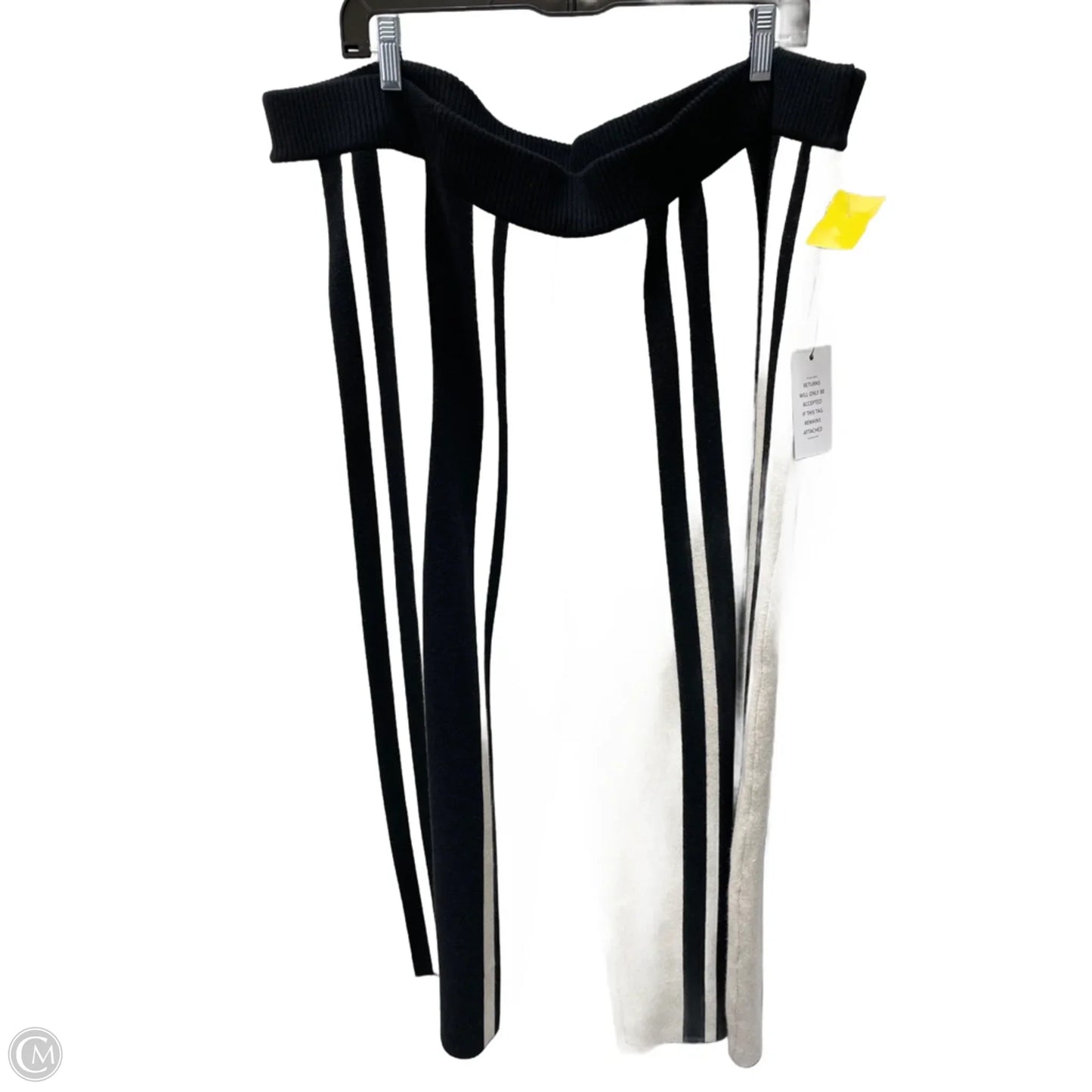 Pants Cropped By Eloquii In Black & Cream, Size: 22