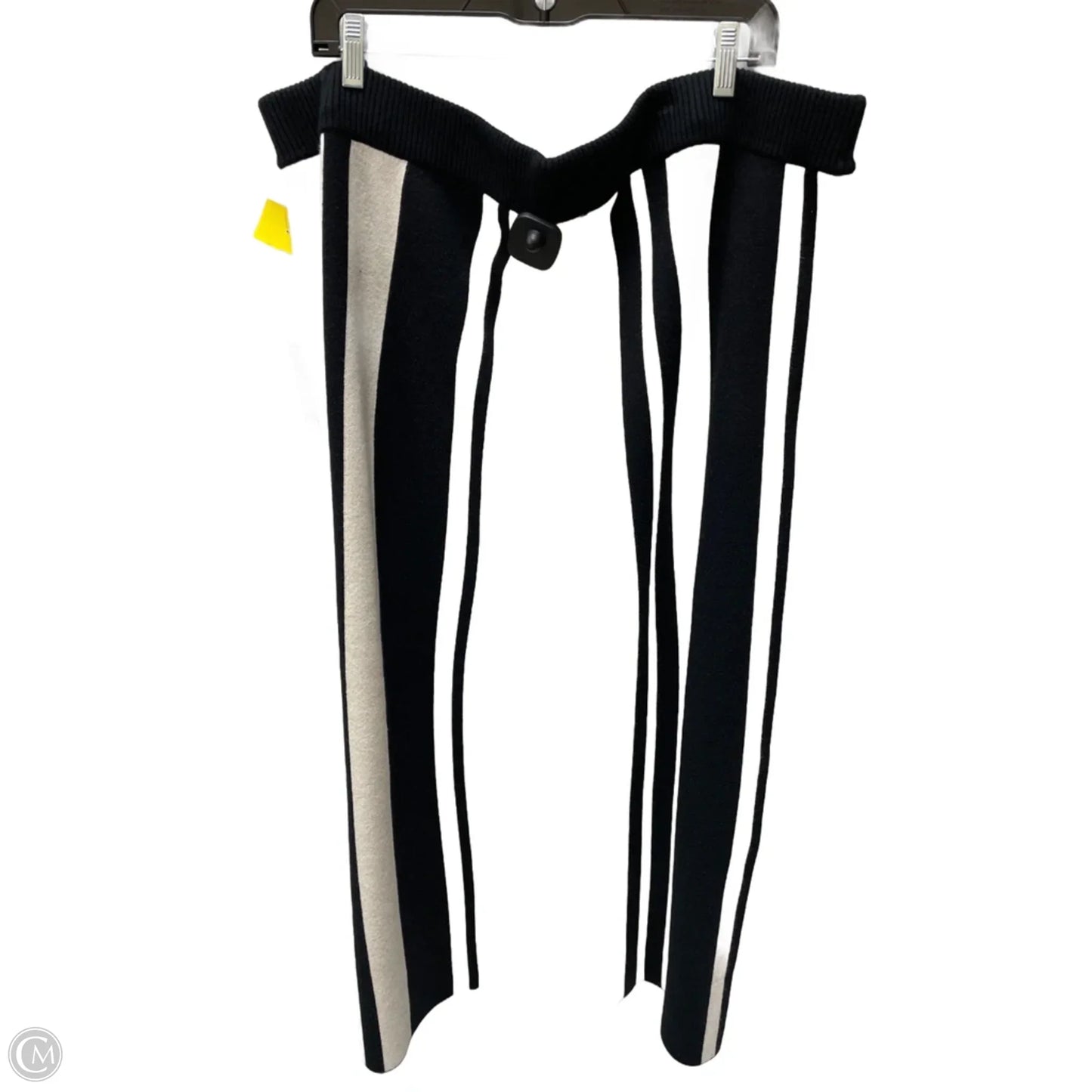 Pants Cropped By Eloquii In Black & Cream, Size: 22