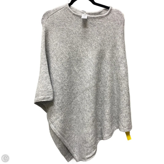 Poncho By Clothes Mentor In Grey, Size: Xl
