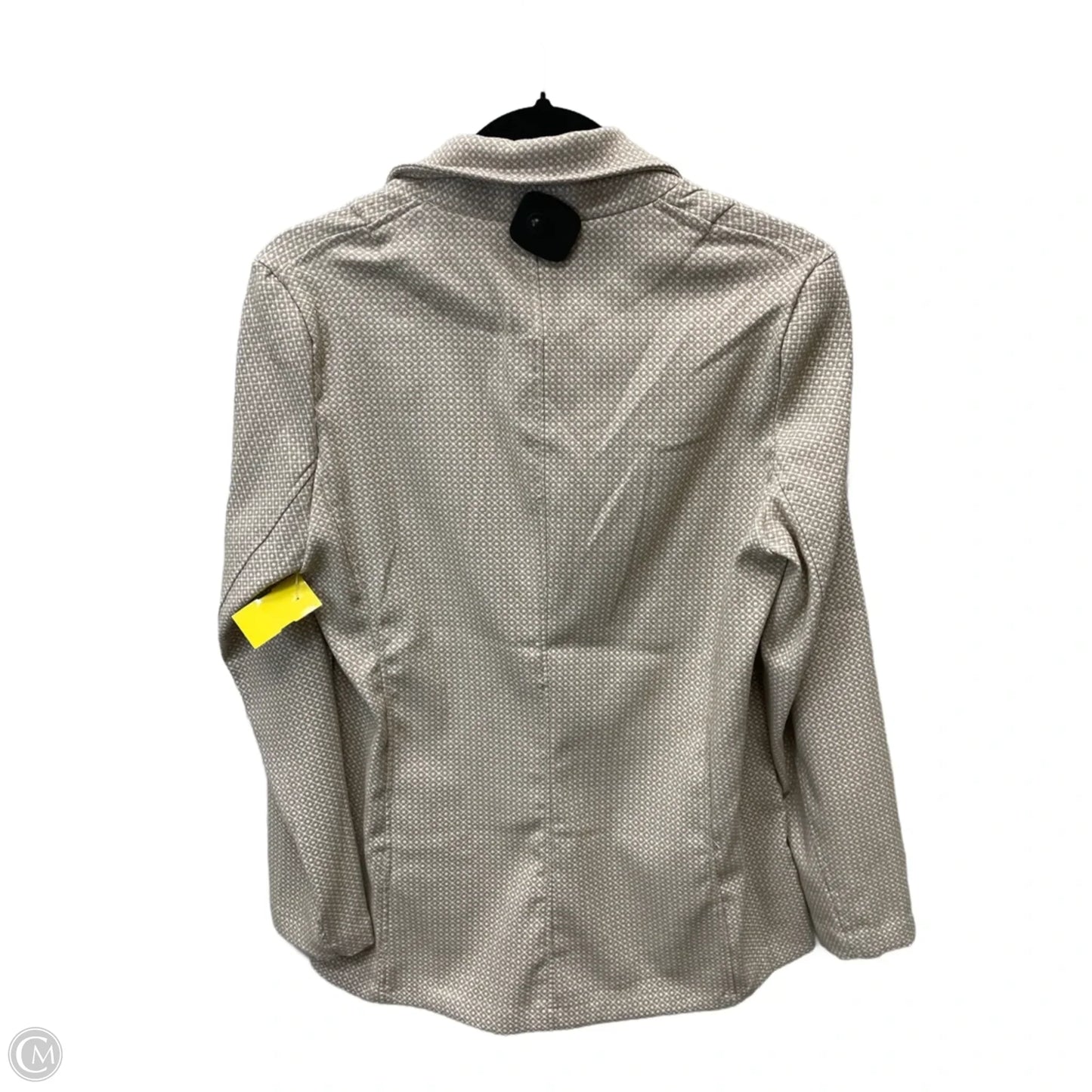 Blazer By Max Studio In Tan & White, Size: M