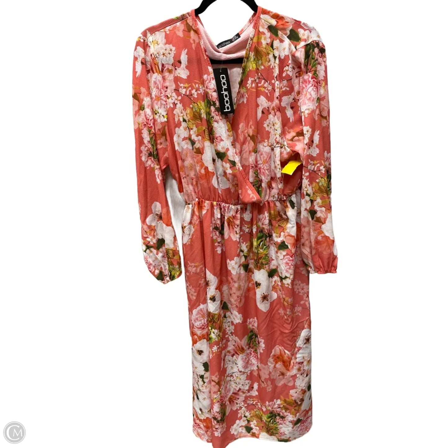 Dress Casual Short By Boohoo Boutique In Floral Print, Size: 1x