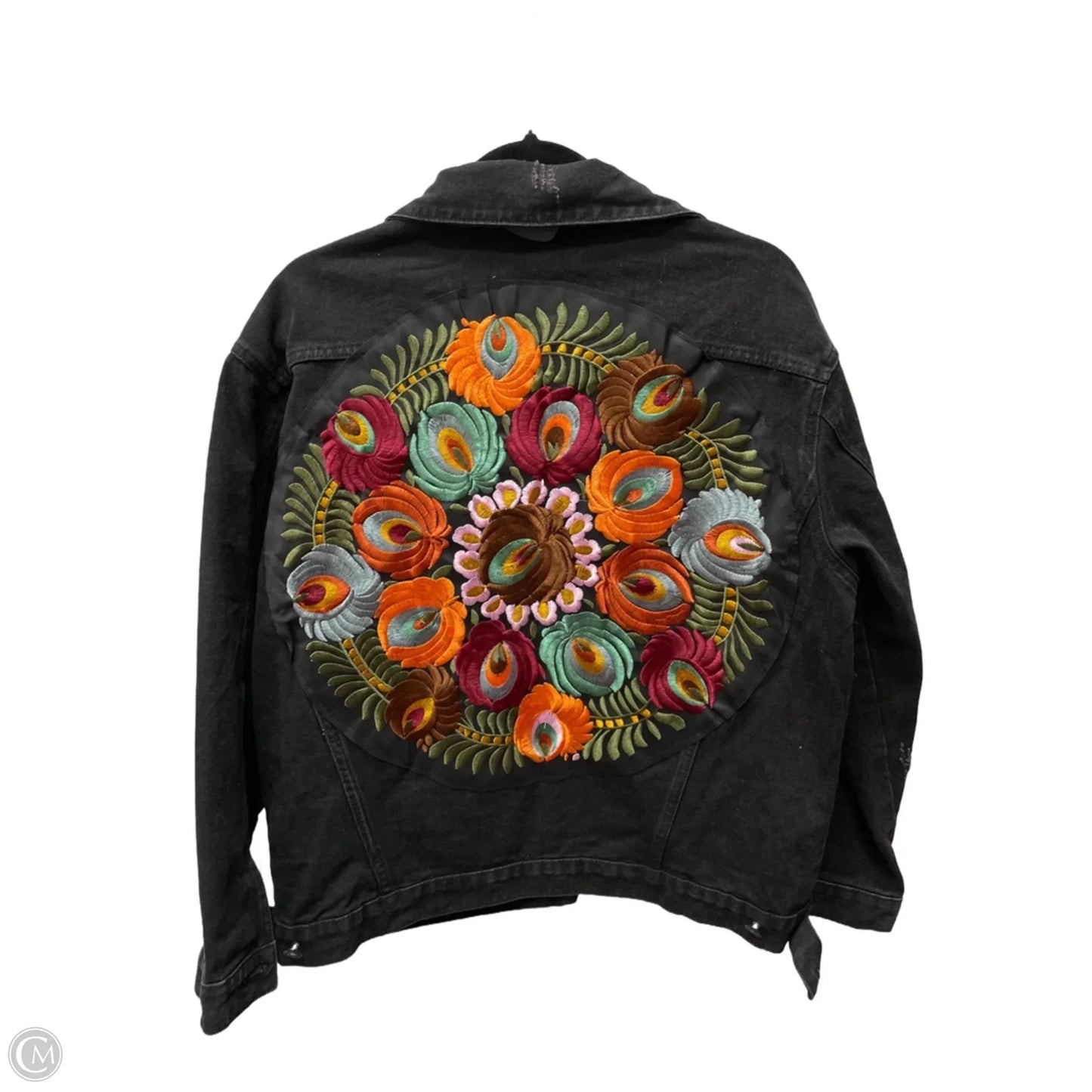 Jacket Denim By simwood jeans In Black Denim, Size: Xl